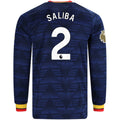 Authentic adidas Saliba Arsenal Long Sleeve Away Jersey 26/27