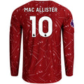 Authentic adidas Mac Allister Liverpool Long Sleeve Home Jersey 26/27