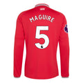 Authentic adidas Maguire Manchester United Long Sleeve Home Jersey 26/27