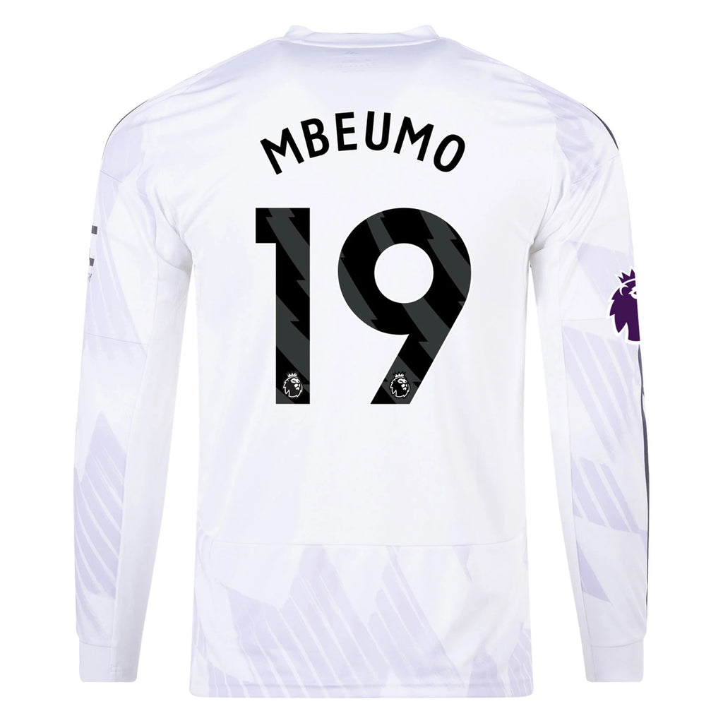 Replica adidas Mbeumo Manchester United Long Sleeve Away Jersey 25/26