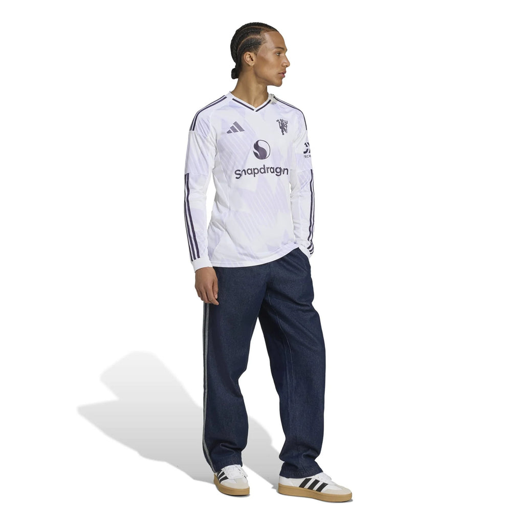 Replica adidas Manchester United Long Sleeve Away Jersey 25/26