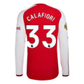 Authentic adidas Calafiori Arsenal Long Sleeve Home Jersey 26/27