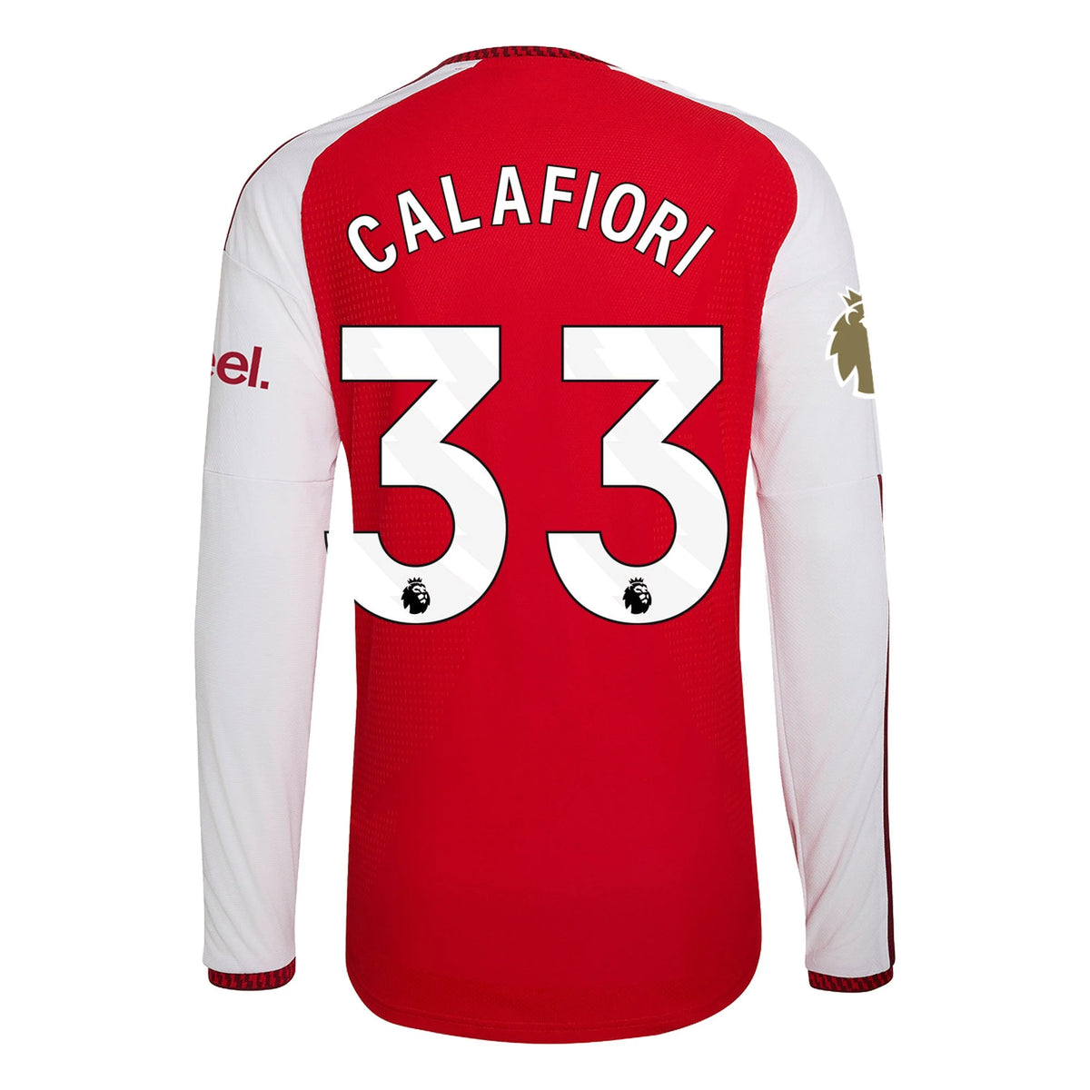 Authentic adidas Calafiori Arsenal Long Sleeve Home Jersey 26/27