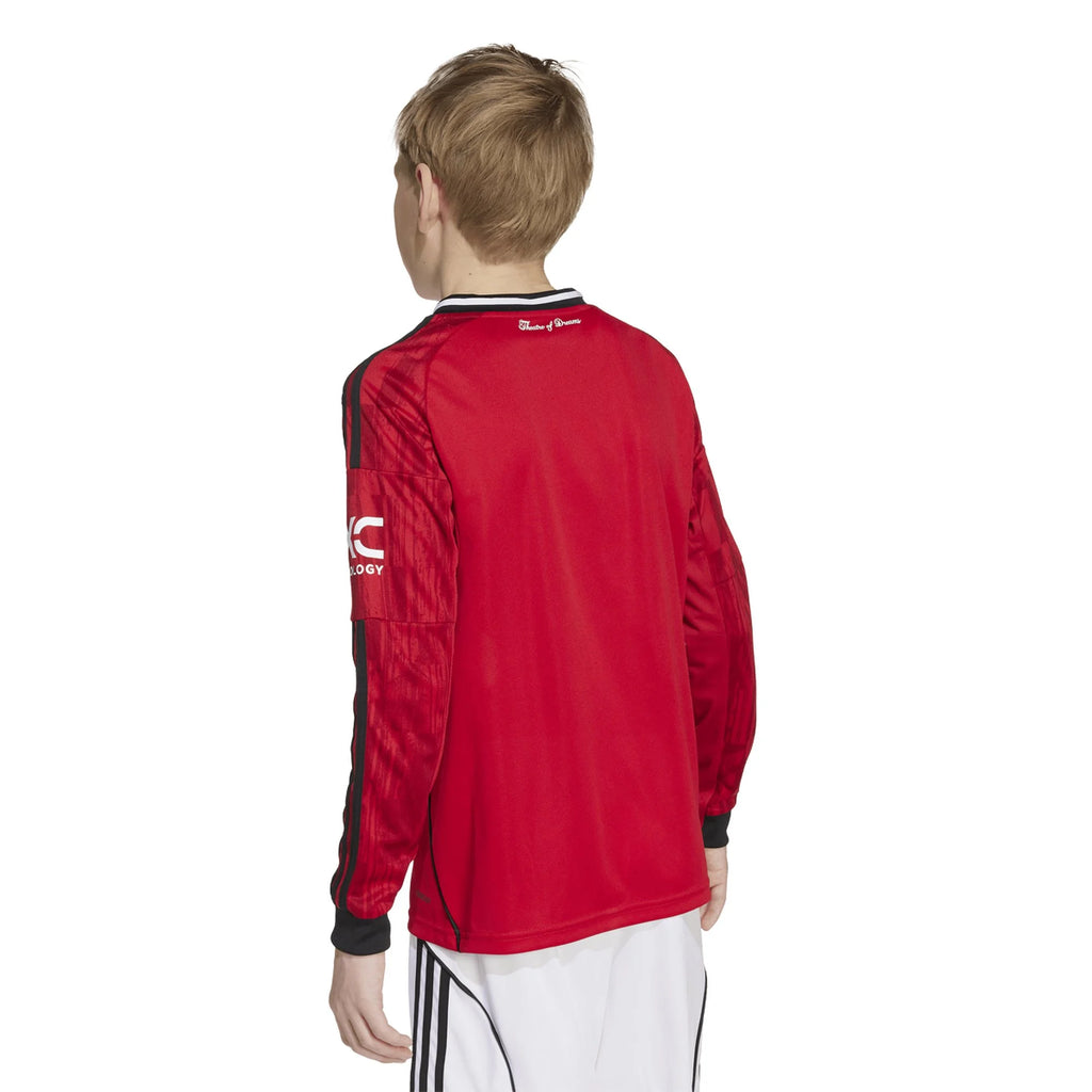 Replica adidas Manchester United Long Sleeve Home Jersey 25/26