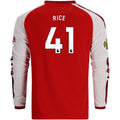 Replica adidas Rice Arsenal Long Sleeve Home Jersey 26/27
