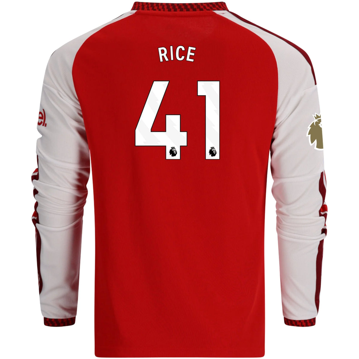 Replica adidas Rice Arsenal Long Sleeve Home Jersey 26/27
