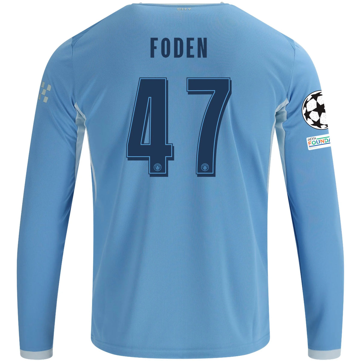 Replica Puma Foden Manchester City Long Sleeve Home Jersey 26/27 UCL
