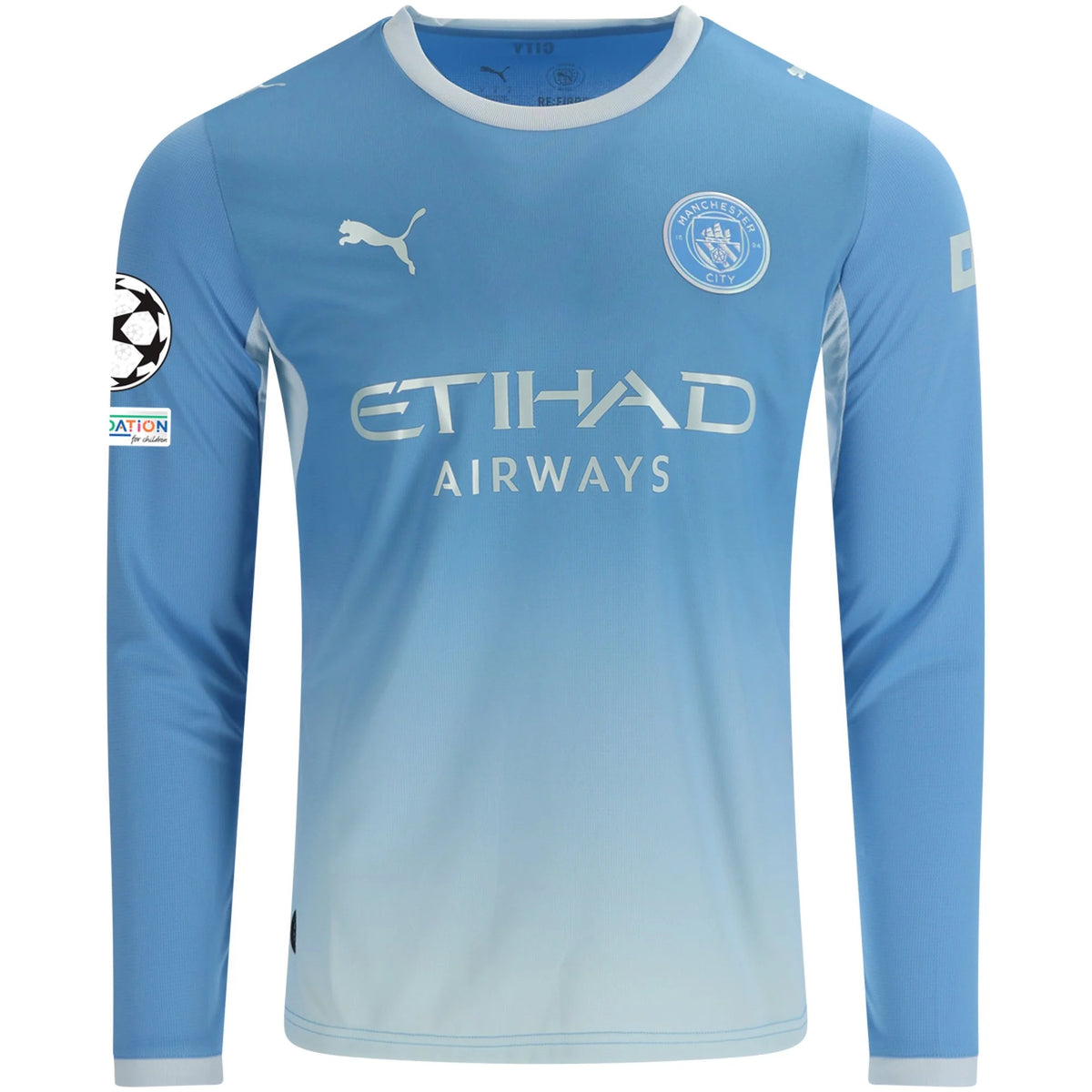 Replica Puma Foden Manchester City Long Sleeve Home Jersey 26/27 UCL