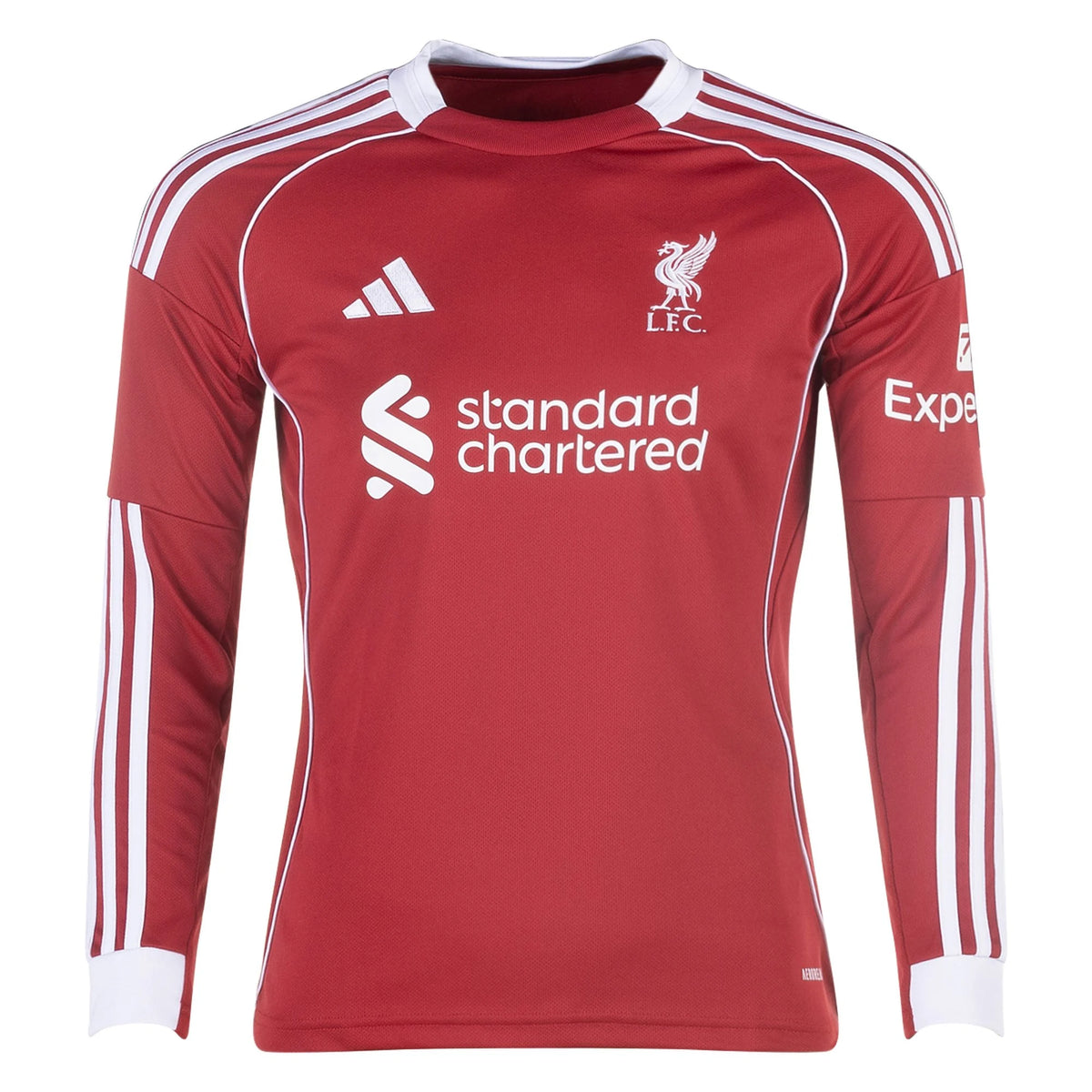 Replica adidas Liverpool Long Sleeve Home Jersey 25/26