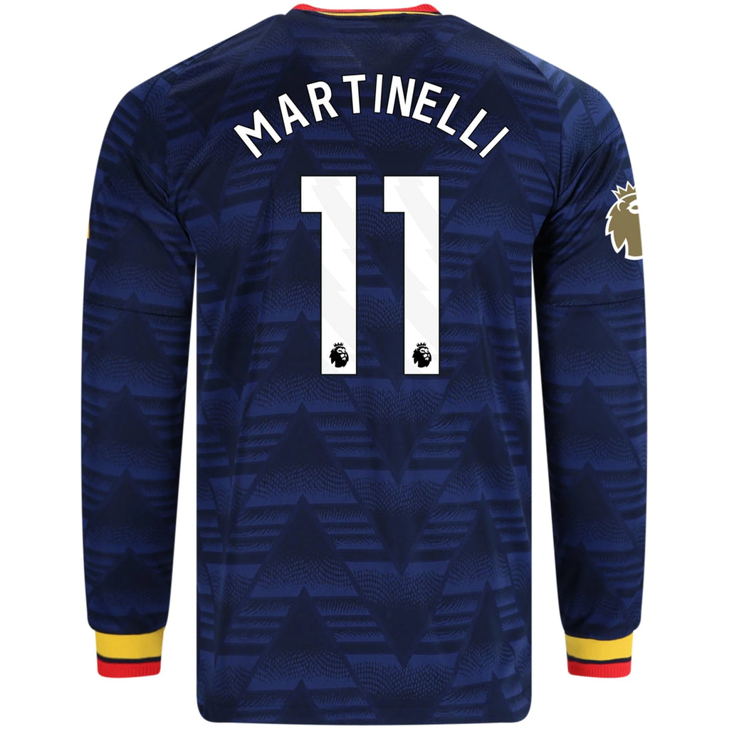 Authentic adidas Martinelli Arsenal Long Sleeve Away Jersey 26/27