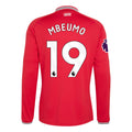 Authentic adidas Mbeumo Manchester United Long Sleeve Home Jersey 26/27