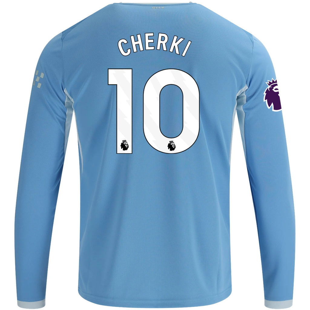 Replica Puma Cherki Manchester City Long Sleeve Home Jersey 26/27