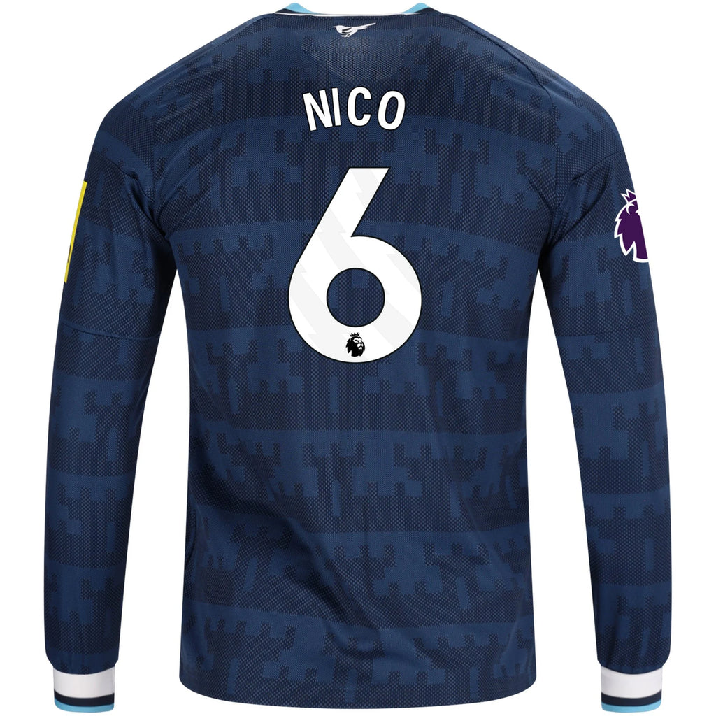 Replica adidas Nico Newcastle Long Sleeve Away Jersey 26/27