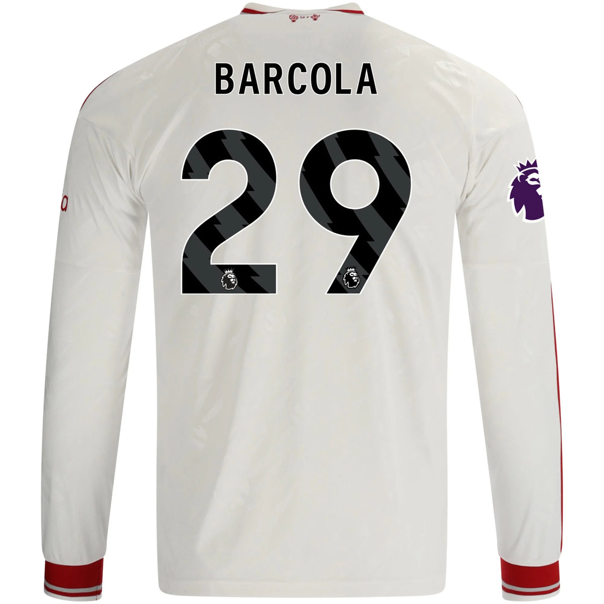 Replica adidas Barcola Liverpool Long Sleeve Away Jersey 26/27