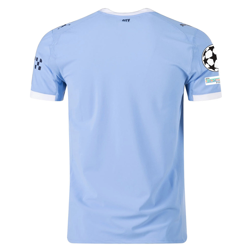 Authentic Puma Manchester City Home Jersey 25/26 UCL