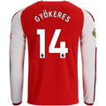 Replica adidas Gyokeres Arsenal Long Sleeve Home Jersey 26/27