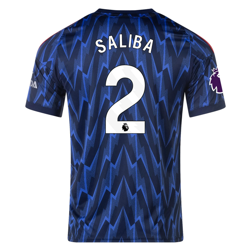 Replica adidas Saliba Arsenal Away Jersey 25/26