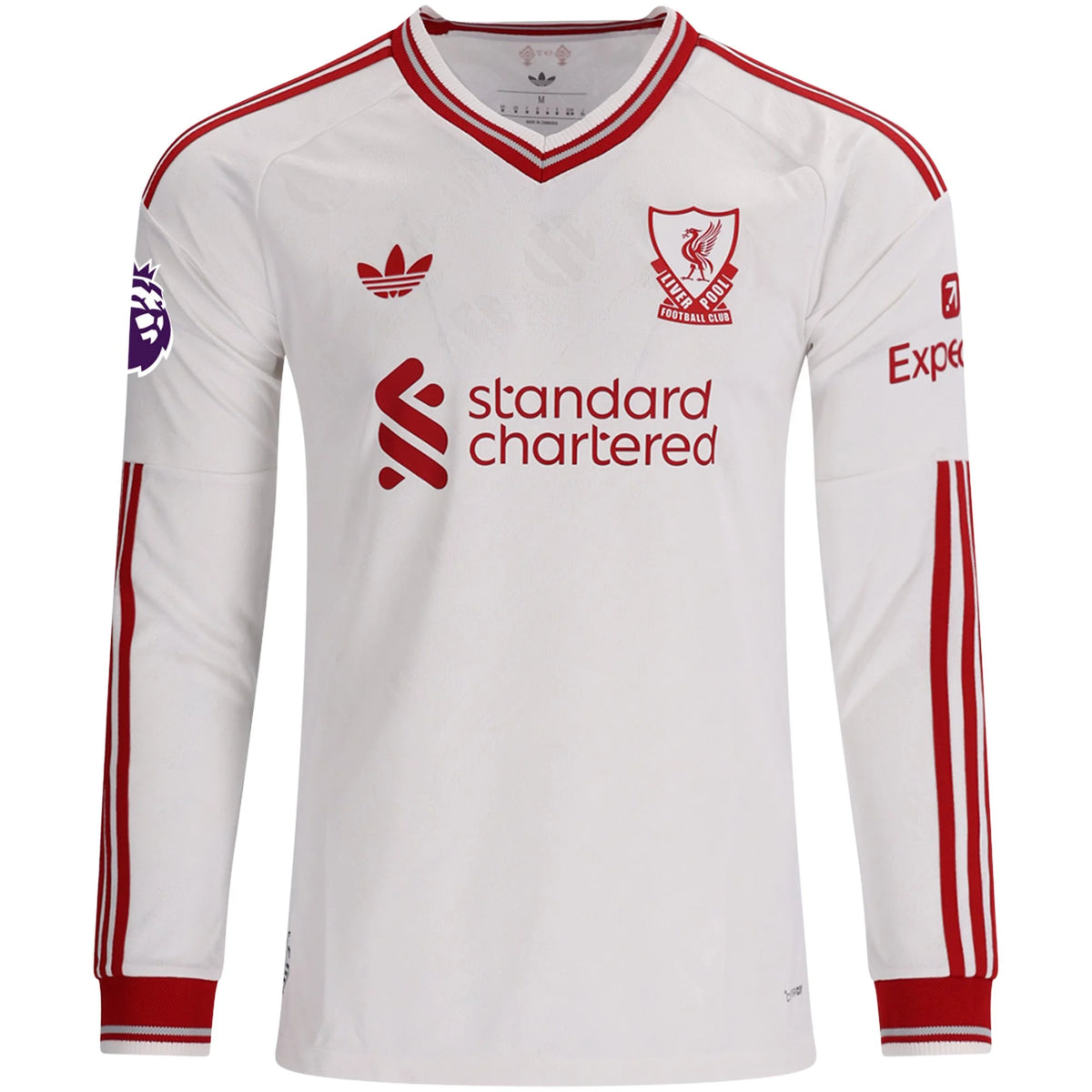 Authentic adidas Barcola Liverpool Long Sleeve Away Jersey 26/27