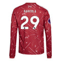 Replica adidas Barcola Liverpool Long Sleeve Home Jersey 26/27