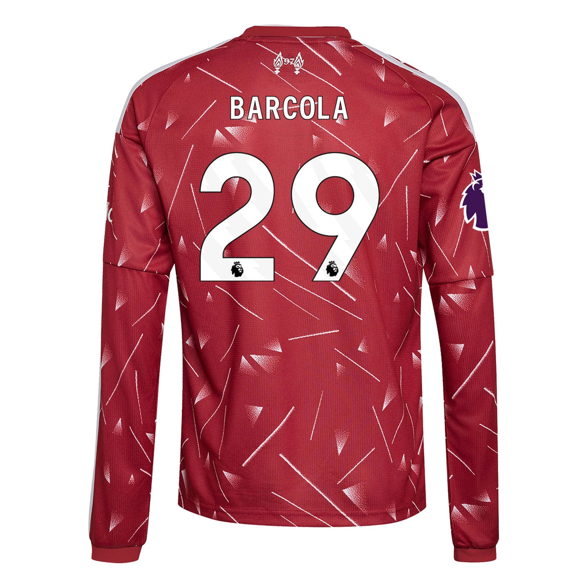 Replica adidas Barcola Liverpool Long Sleeve Home Jersey 26/27