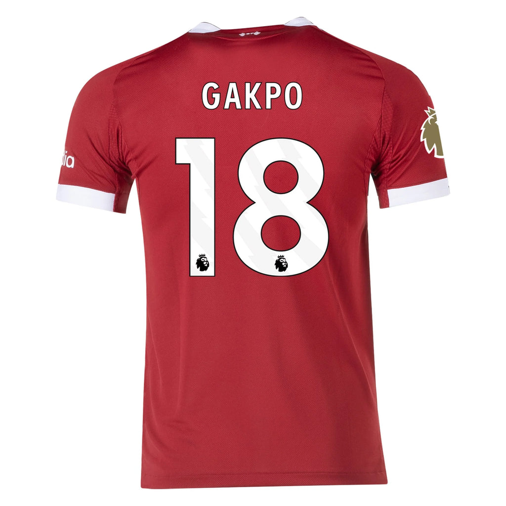 Authentic adidas Gakpo Liverpool Home Jersey 25/26