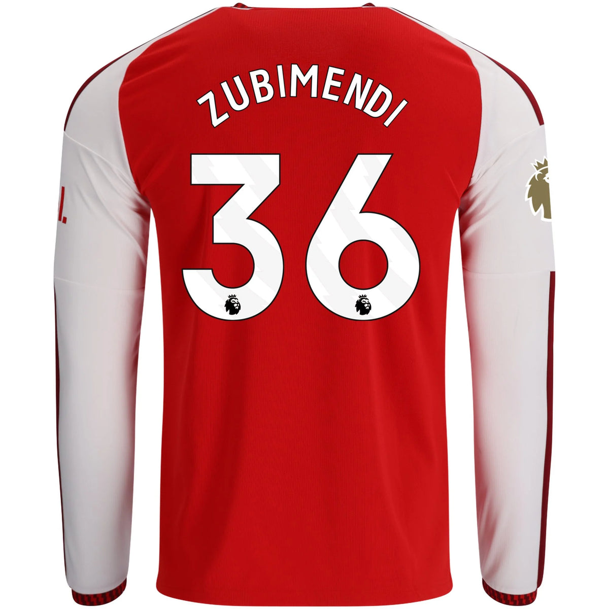 Replica adidas Zubimendi Arsenal Long Sleeve Home Jersey 26/27