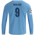 Replica Puma Haaland Manchester City Long Sleeve Home Jersey 26/27 UCL