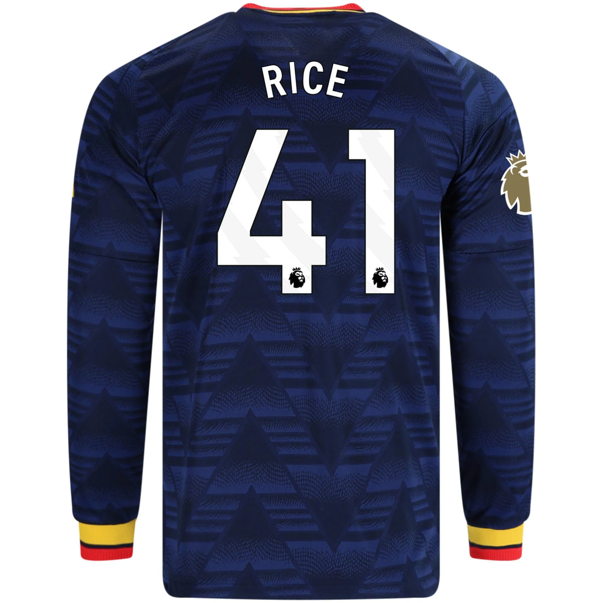 Authentic adidas Rice Arsenal Long Sleeve Away Jersey 26/27