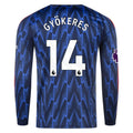 Replica adidas Gyokeres Arsenal Long Sleeve Away Jersey 25/26