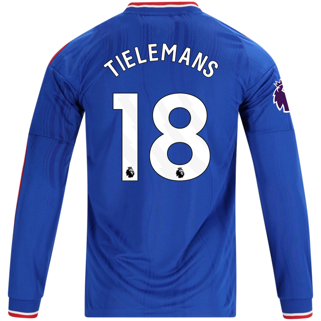 Authentic adidas Tielemans Manchester United Long Sleeve Away Jersey 26/27