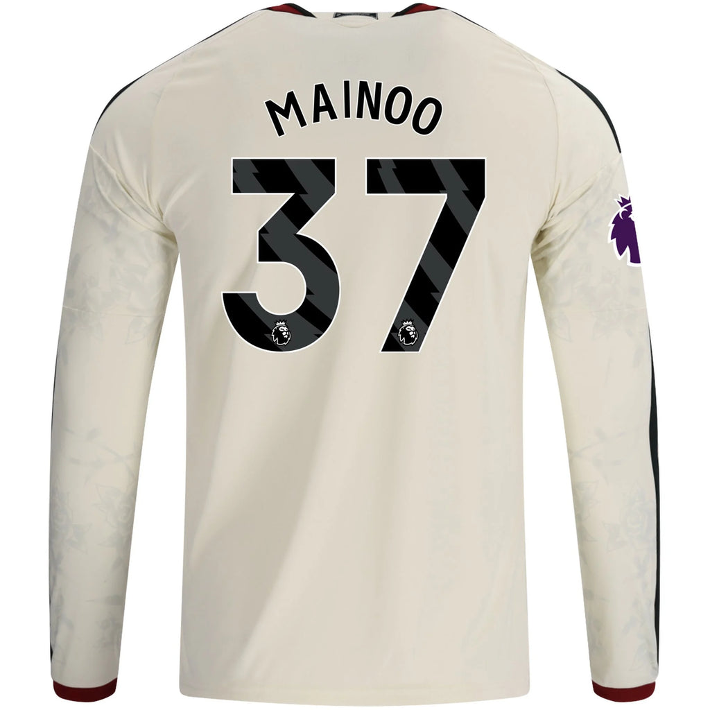 Replica adidas Mainoo Manchester United Long Sleeve Third Jersey 26/27