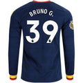 Replica adidas Bruno G. Arsenal Long Sleeve Away Jersey 26/27