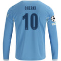 Replica Puma Cherki Manchester City Long Sleeve Home Jersey 26/27 UCL