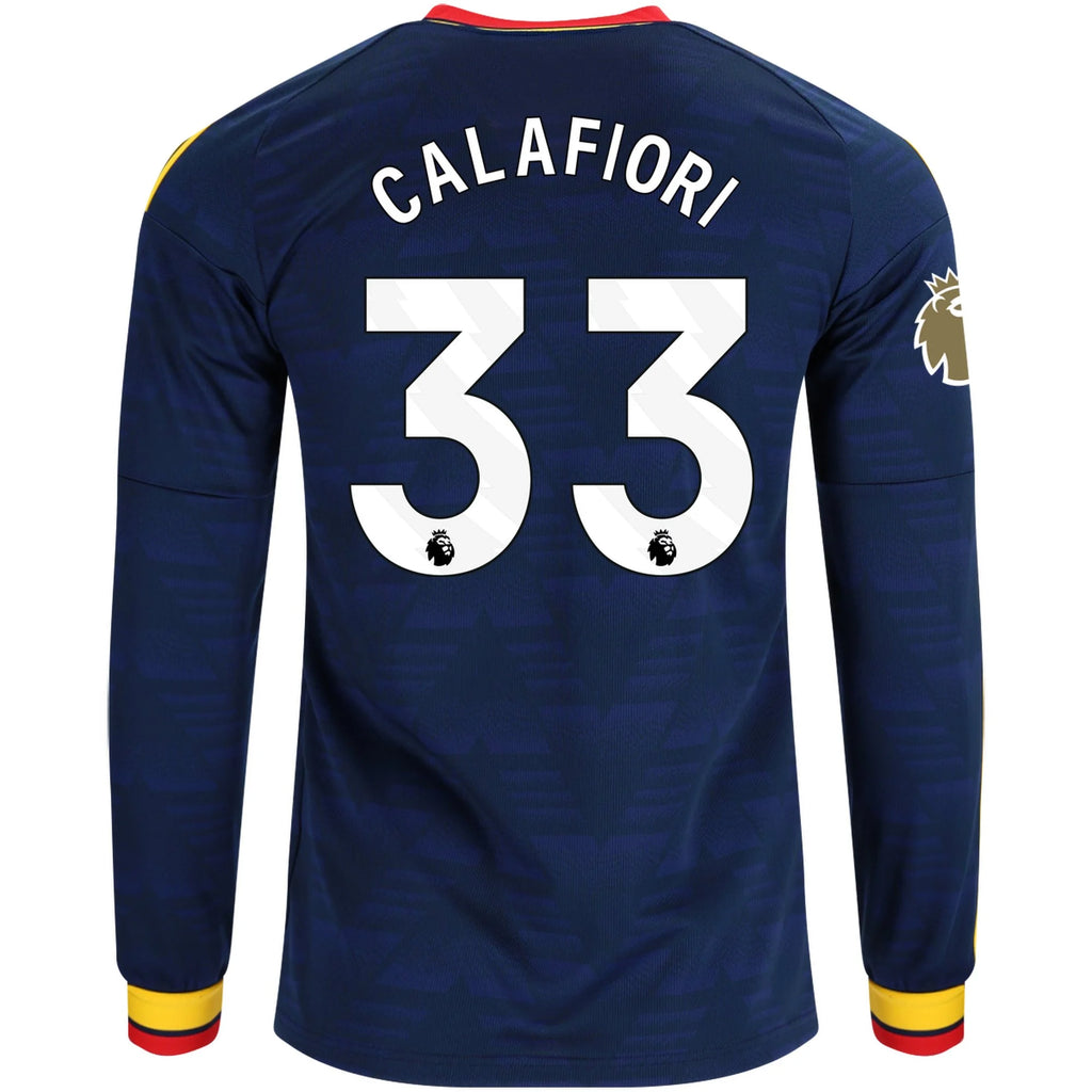 Replica adidas Calafiori Arsenal Long Sleeve Away Jersey 26/27