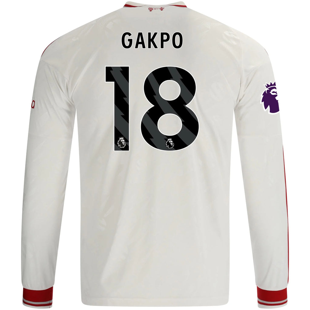 Replica adidas Gakpo Liverpool Long Sleeve Away Jersey 26/27