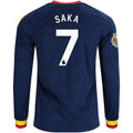 Replica adidas Saka Arsenal Long Sleeve Away Jersey 26/27