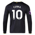 Authentic adidas Cunha Manchester United Long Sleeve Third Jersey 25/26