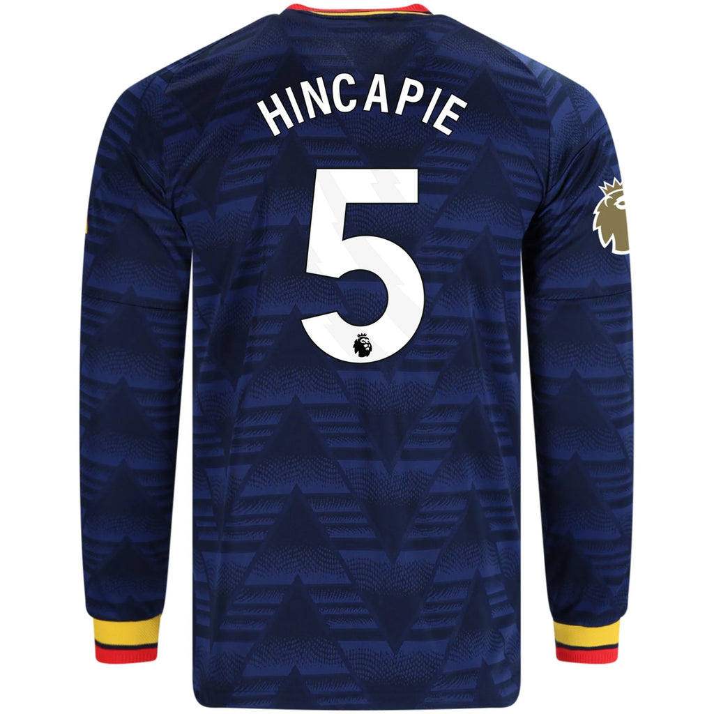 Authentic adidas Hincapie Arsenal Long Sleeve Away Jersey 26/27