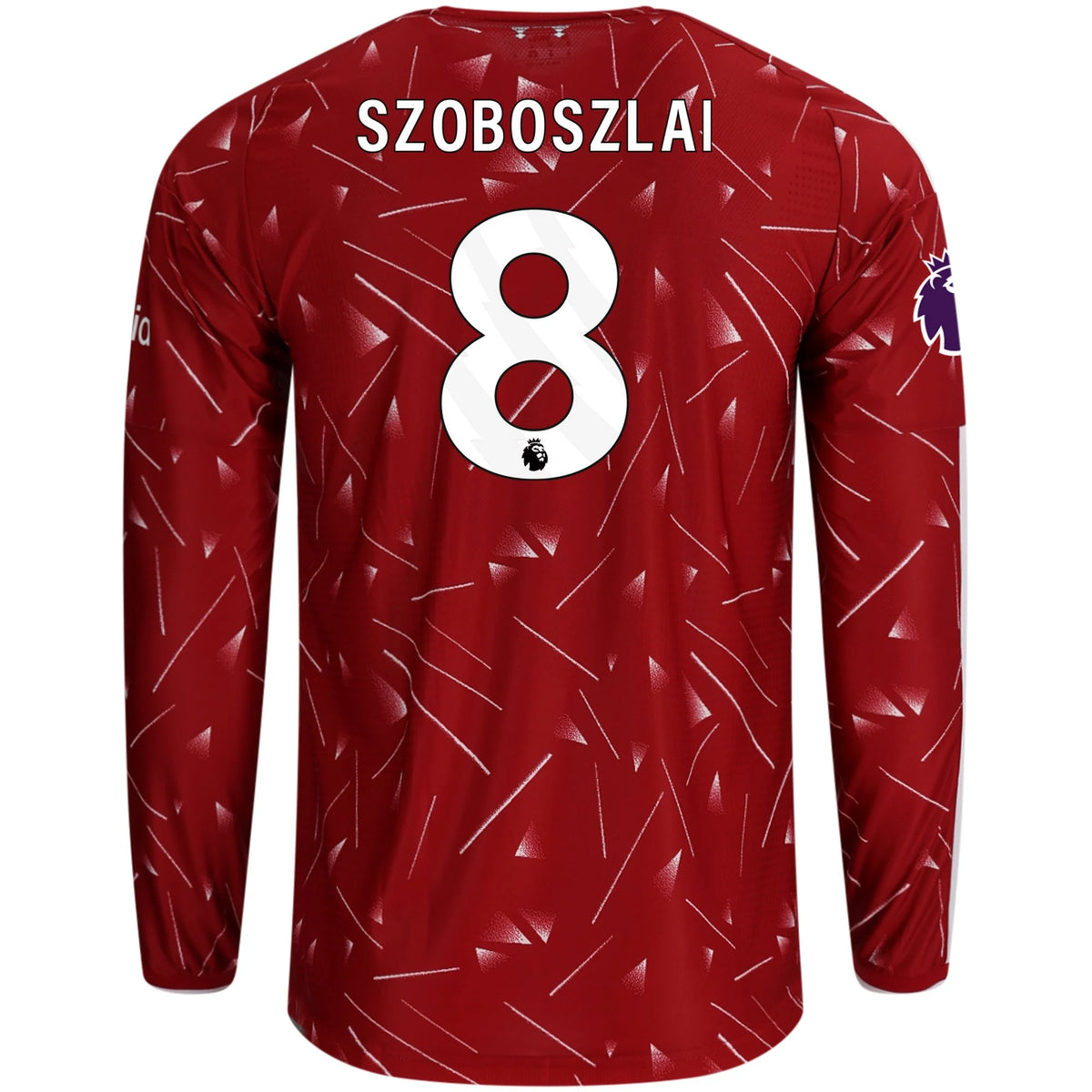 Authentic adidas Szoboszlai Liverpool Long Sleeve Home Jersey 26/27