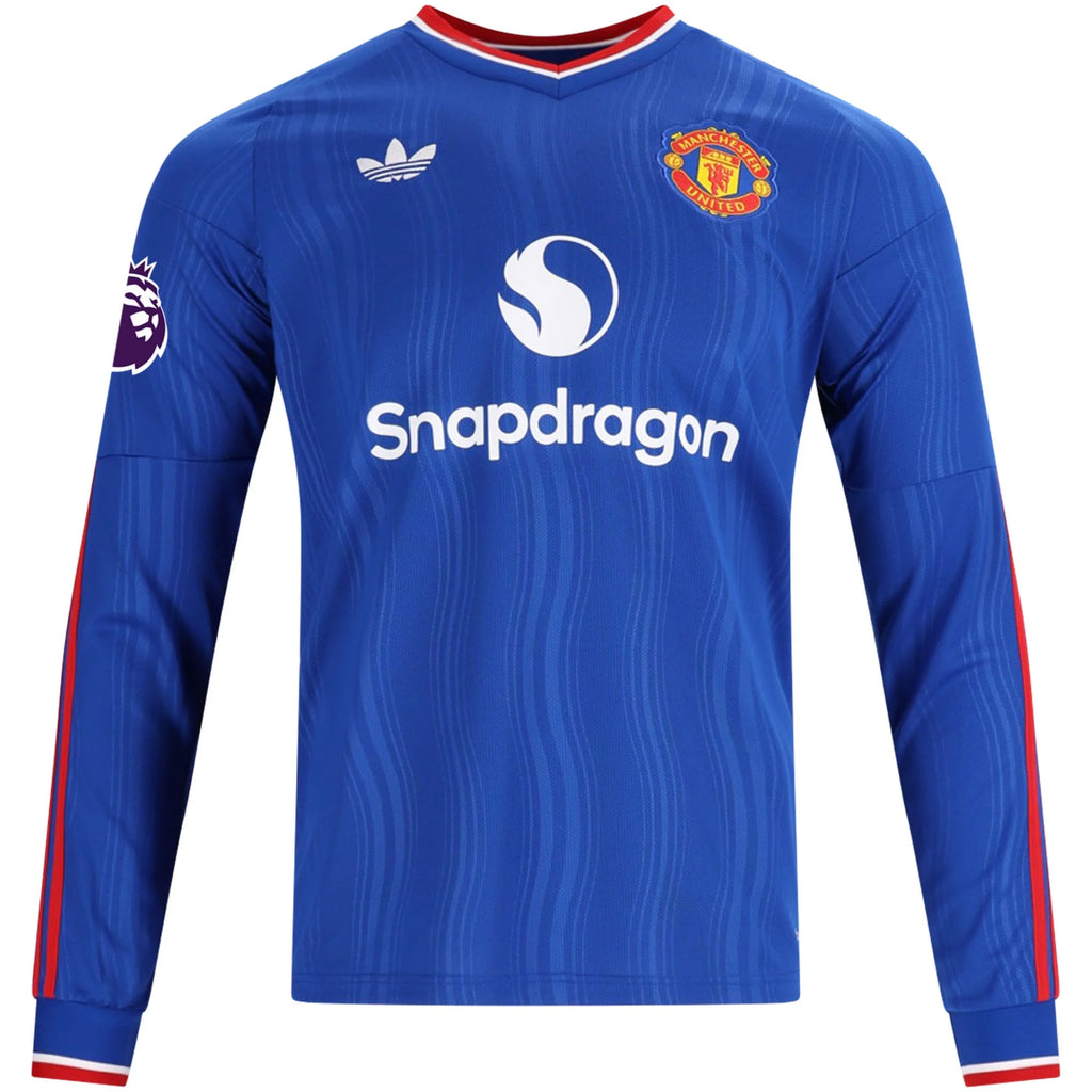 Replica adidas Mainoo Manchester United Long Sleeve Away Jersey 26/27