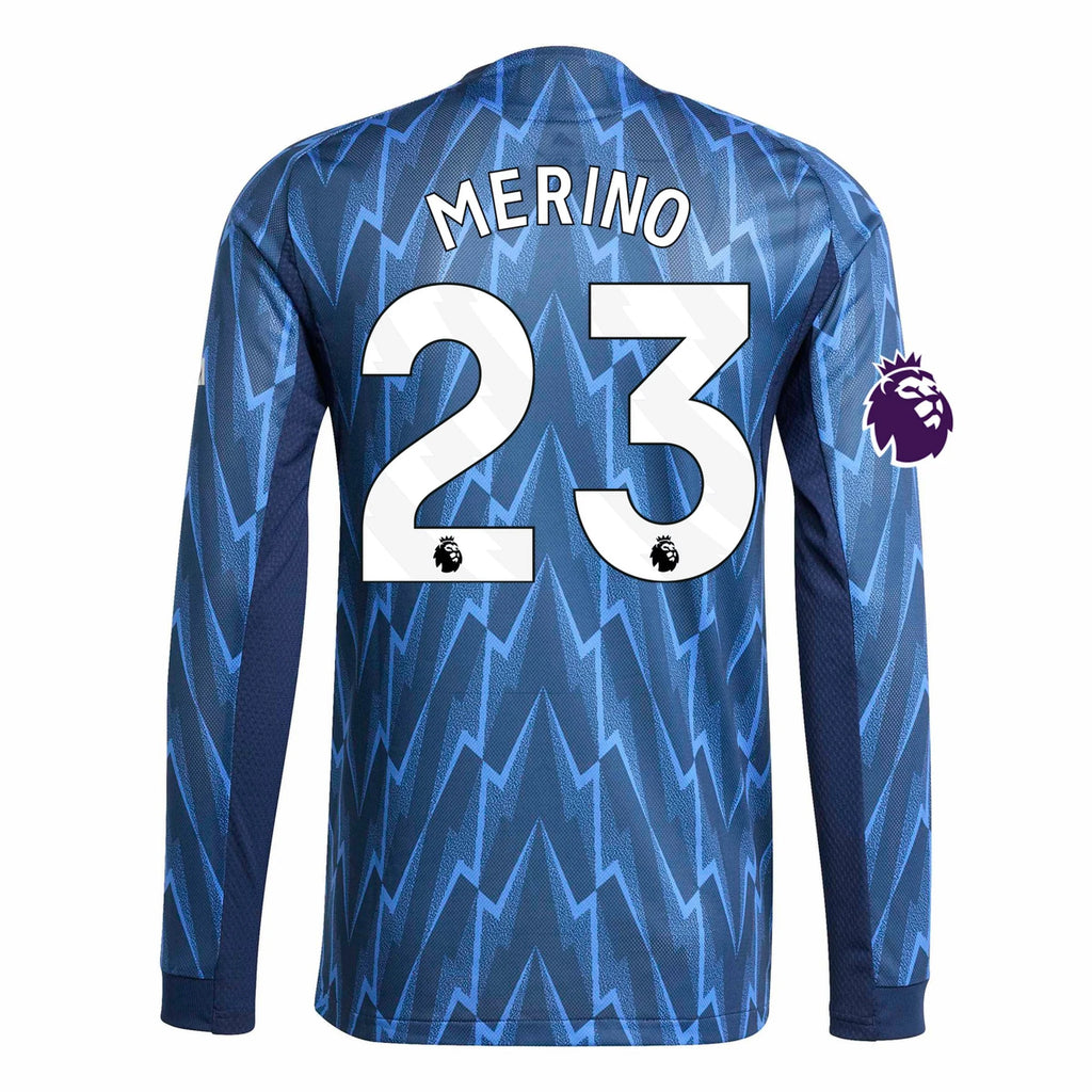 Authentic adidas Merino Arsenal Long Sleeve Away Jersey 25/26