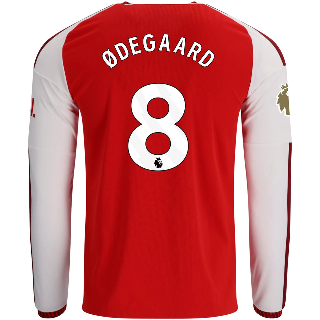 Replica adidas Odegaard Arsenal Long Sleeve Home Jersey 26/27