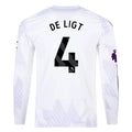 Replica adidas De Ligt Manchester United Long Sleeve Away Jersey 25/26