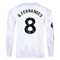 Replica adidas B. Fernandes Manchester United Long Sleeve Away Jersey 25/26