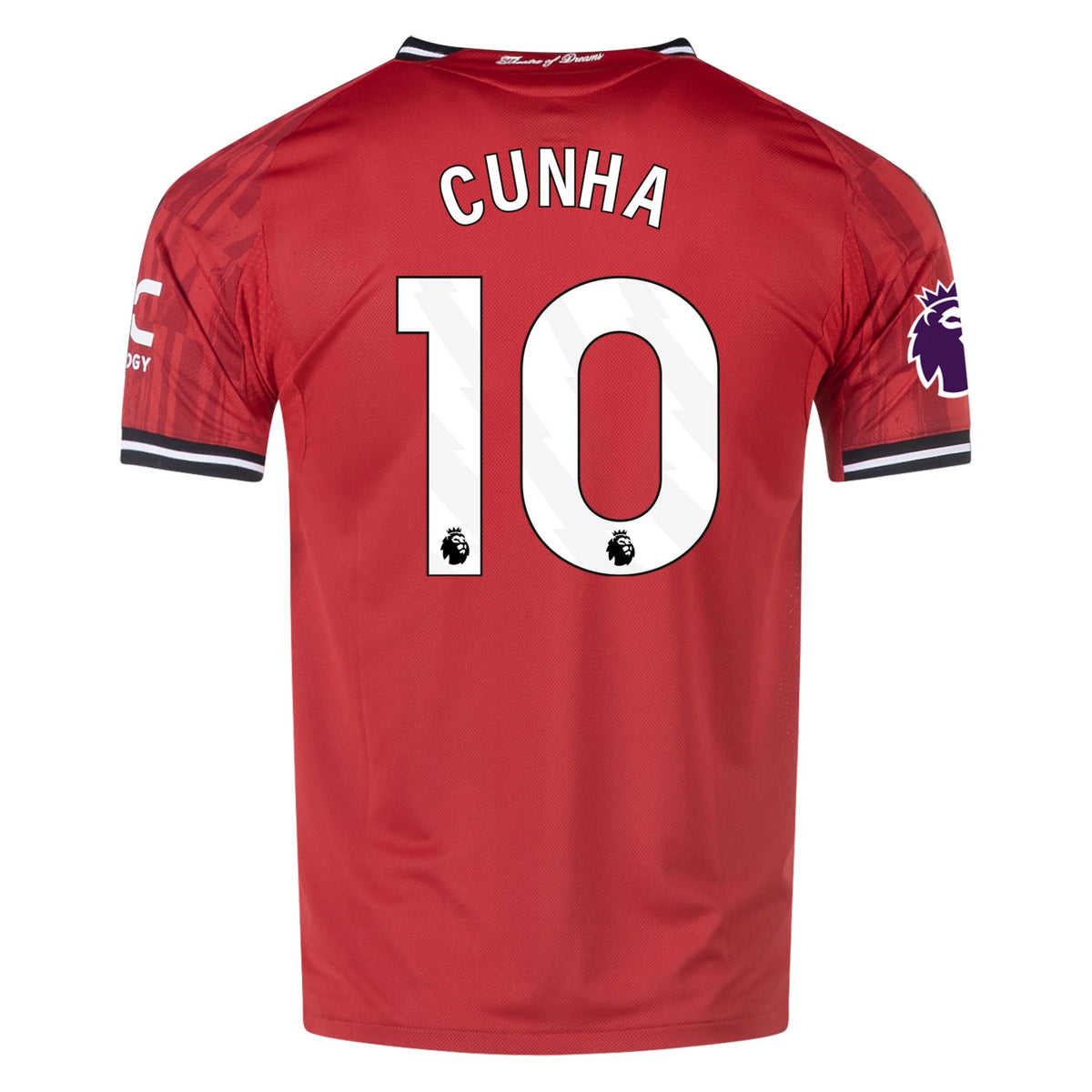 Authentic adidas Cunha Manchester United Home Jersey 25/26