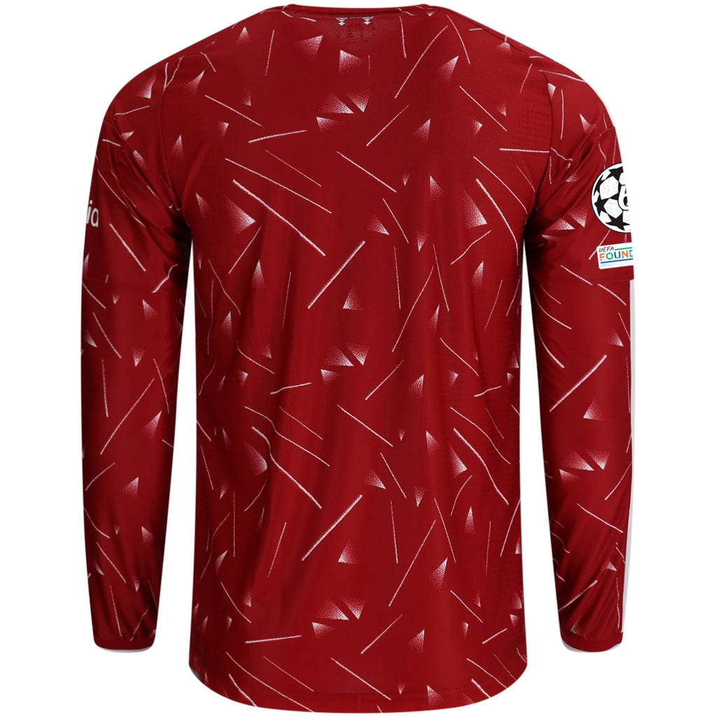 Authentic adidas Liverpool Long Sleeve Home Jersey 26/27 UCL