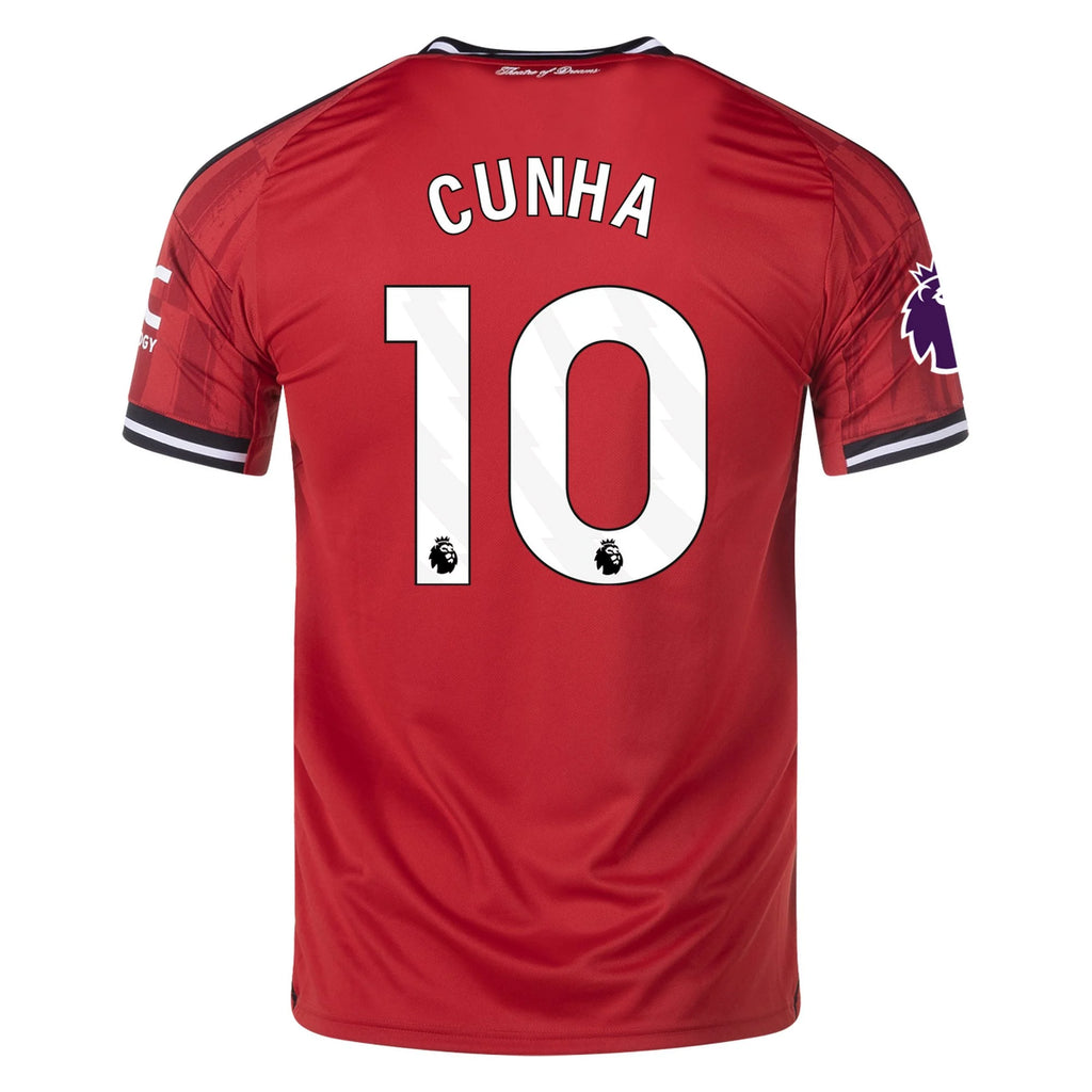 Replica adidas Cunha Manchester United Home Jersey 25/26