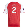 Replica adidas Saliba Arsenal Home Jersey 25/26