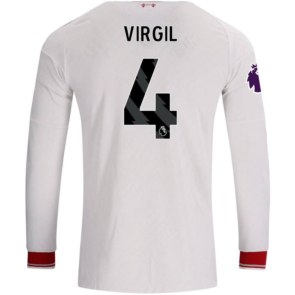 Authentic adidas Virgil Liverpool Long Sleeve Away Jersey 26/27