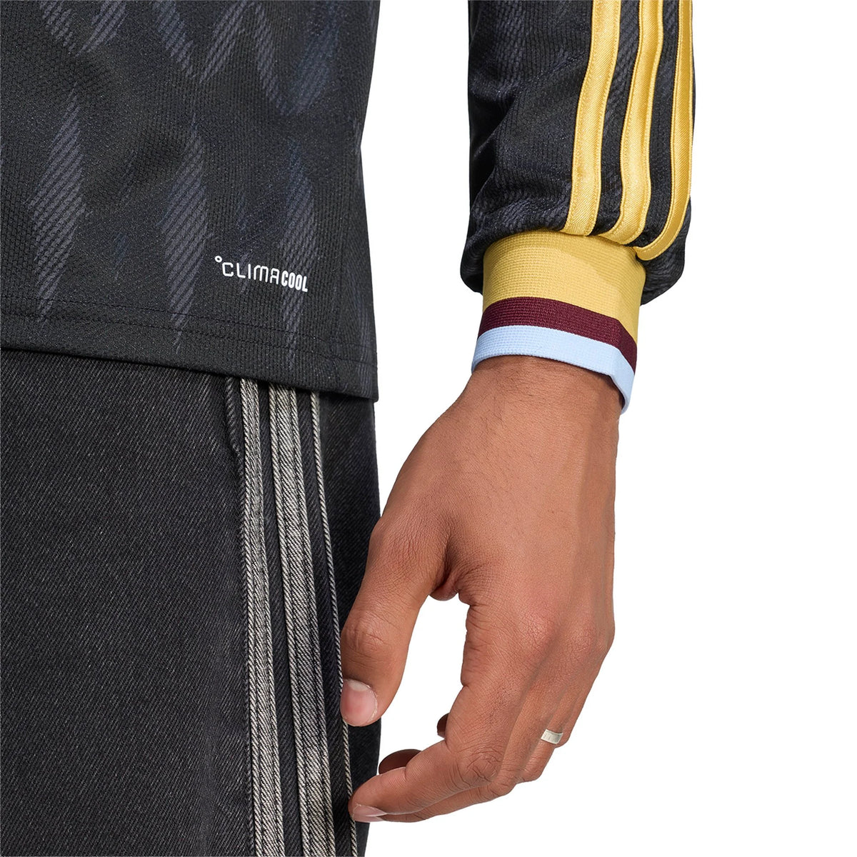 Replica adidas Aston Villa Long Sleeve Away Jersey 26/27